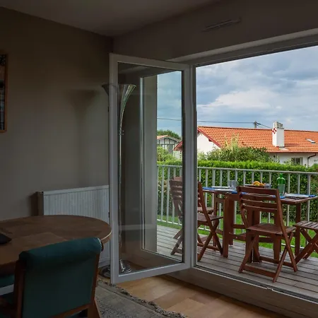 Appartement Cosy, Vue Mer, Terrasse Et Parking Situe A Beaurivage Biarritz Exterior foto