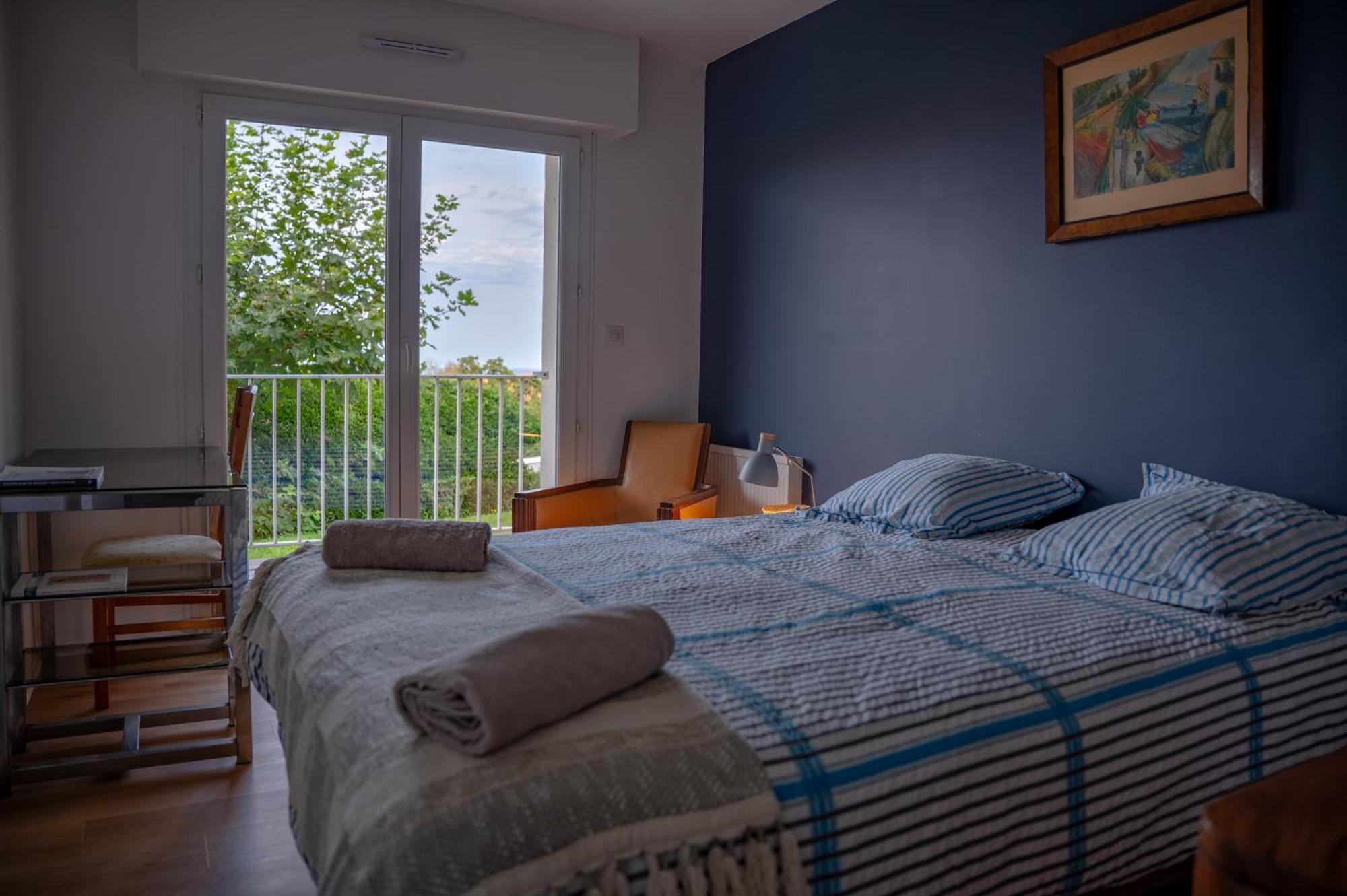 Cosy, Vue Mer, Terrasse Et Parking Situe A Beaurivage Apartment Biarritz